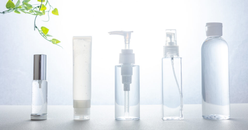 保湿ケアのボトル画像